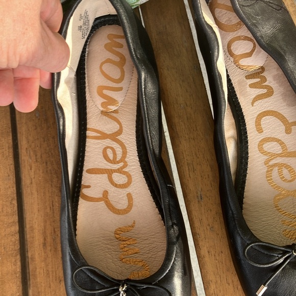 💕Sam Edelman black ballerina flats 40/10 - Picture 2 of 9